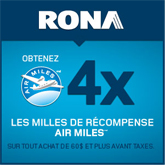 Obtenez 4x les milles de récompense AIR MILES avec tout achat de 60 $ et plus